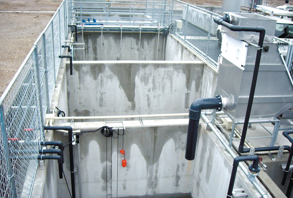 排水処理設備（活性汚泥方式）処理能力 30㎥／日